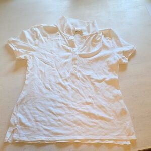 Old Navy‎ White Polo Shirt